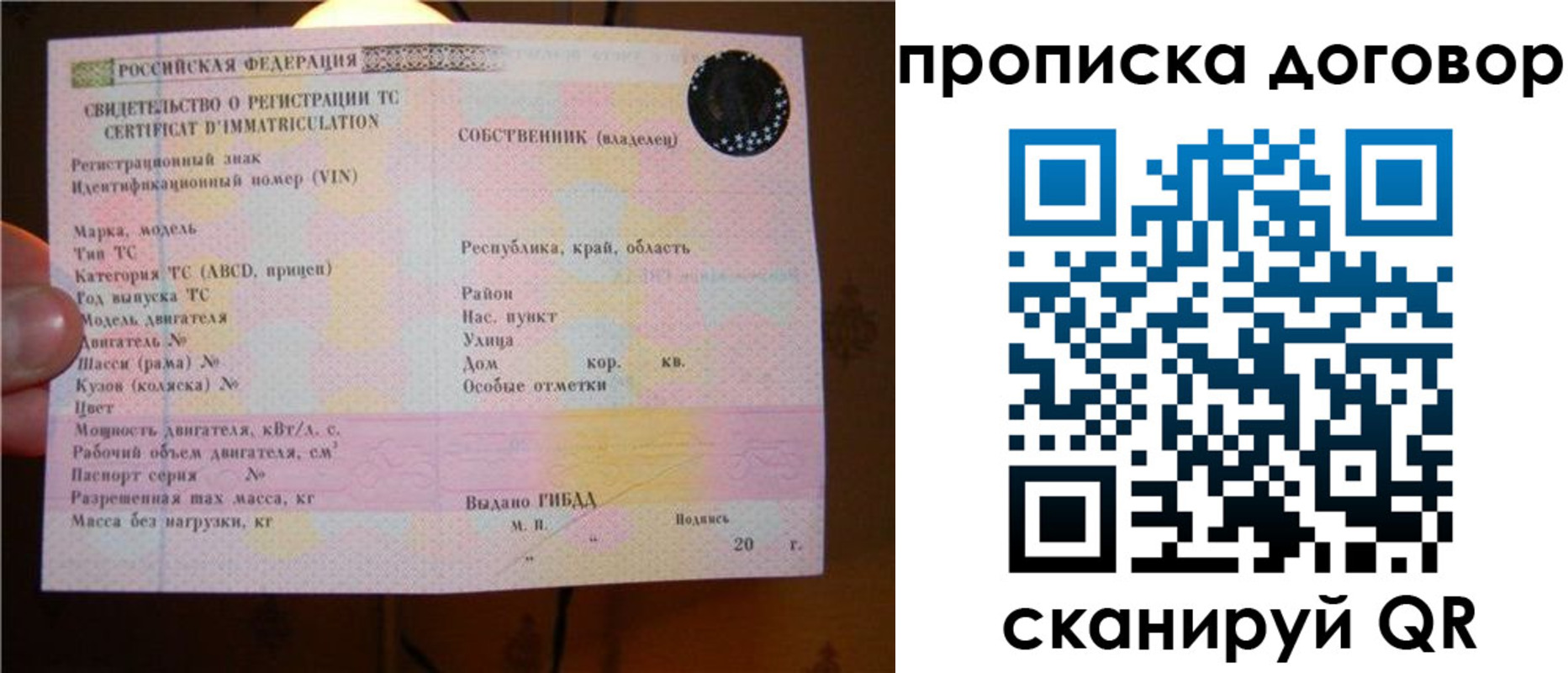 временная регистрация поиск в Емве